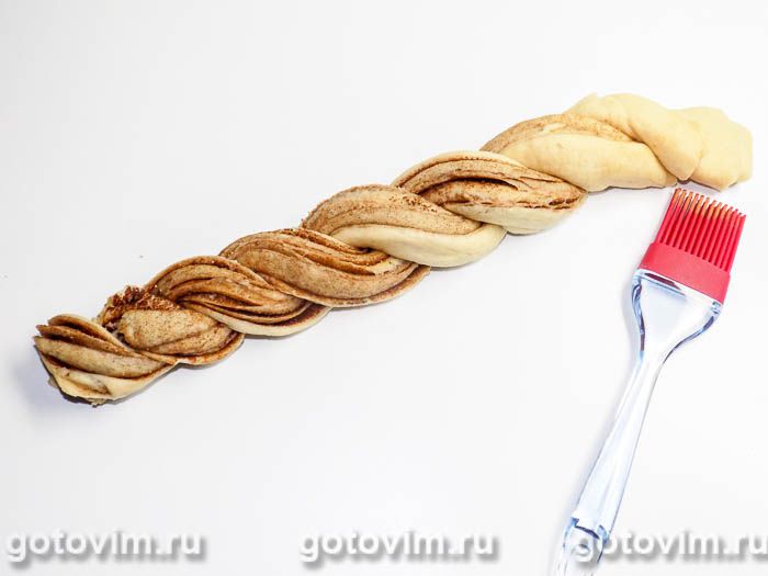 Фотографии рецепта Эстонский крендель с корицей (Kringle), 07 Эстонский крендель с корицей (Kringle), Шаг 07