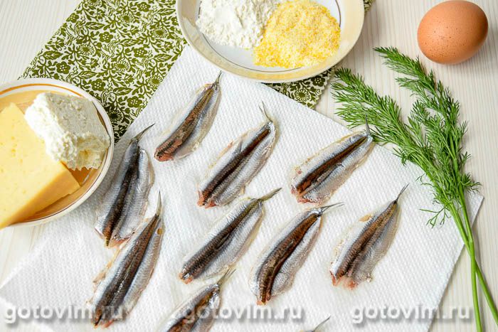 Фотографии рецепта Фаршированная хамса, 01 Фаршированная хамса, Шаг 01