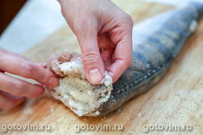 Фотографии рецепта Фаршированный судак, 07 Фаршированный судак, Шаг 07