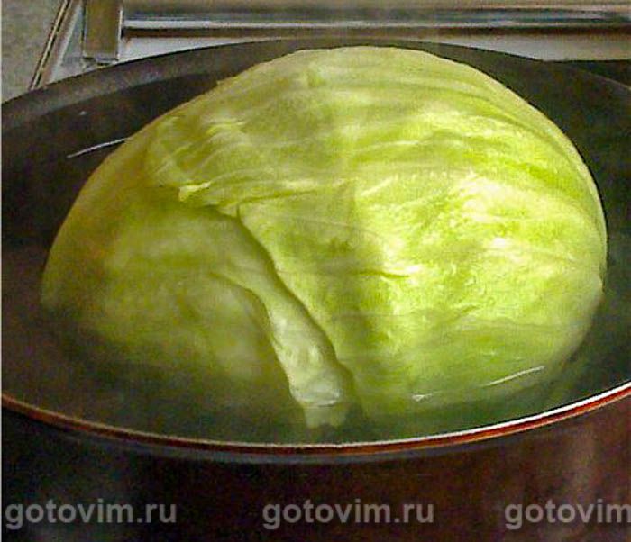 Фотографии рецепта Фаршированная капуста по-турецки, 01 Фаршированная капуста по-турецки, Шаг 01