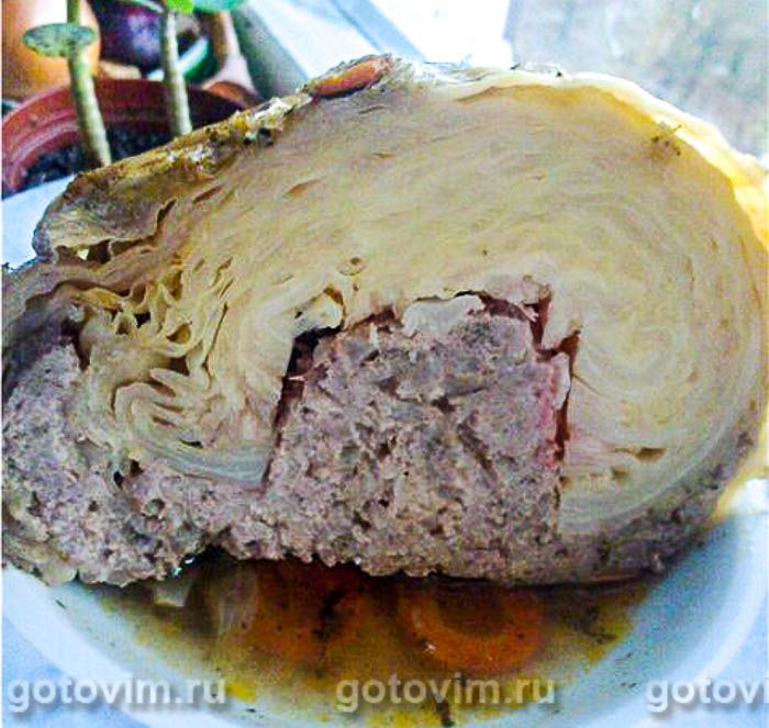 Фотографии рецепта Фаршированная капуста по-турецки, 05 Фаршированная капуста по-турецки, Шаг 05