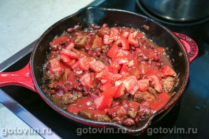 Фотографии рецепта Лобио из красной фасоли с мясом, 07 Лобио из красной фасоли с мясом, Шаг 07