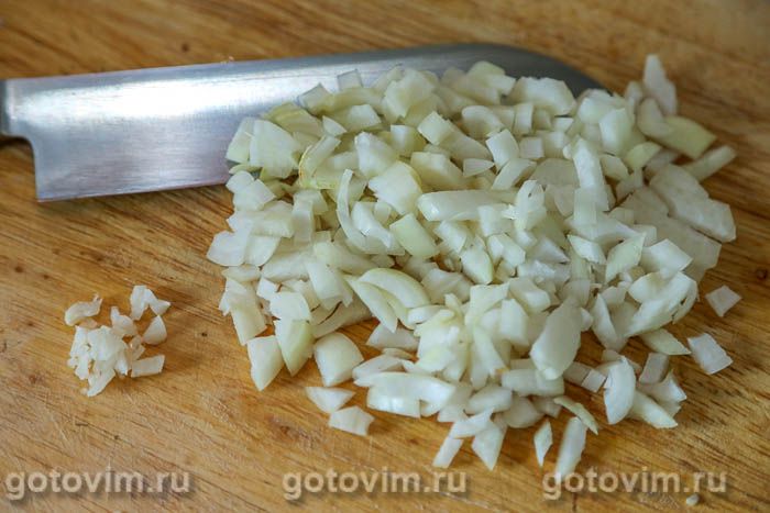 Фотографии рецепта Жареная фасоль с луком, 02 Жареная фасоль с луком, Шаг 02