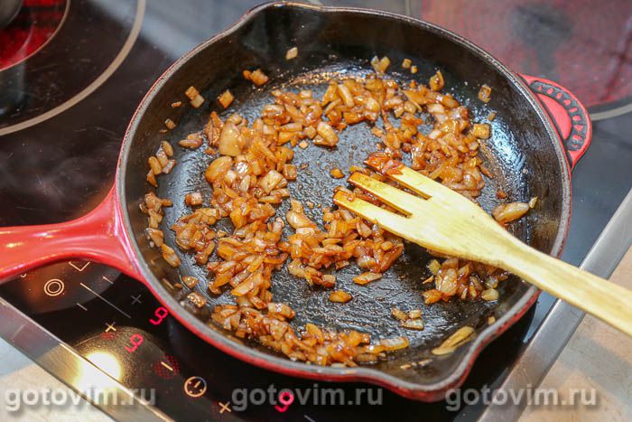 Фотографии рецепта Жареная фасоль с луком, 03 Жареная фасоль с луком, Шаг 03