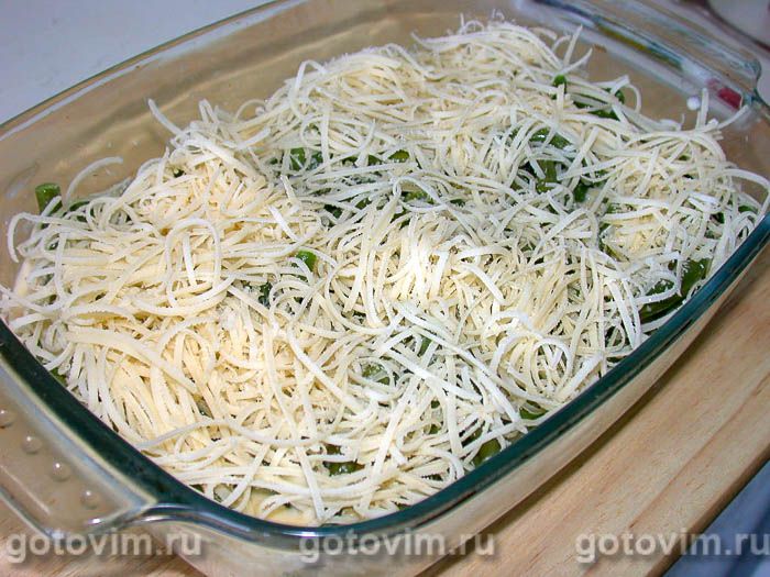 Фотографии рецепта Запеканка со стручковой фасолью, 04 Запеканка со стручковой фасолью, Шаг 04