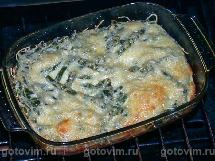 Фотографии рецепта Запеканка со стручковой фасолью, 05 Запеканка со стручковой фасолью, Шаг 05
