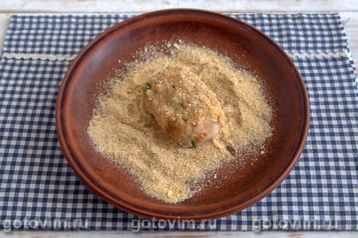 Фотографии рецепта Рыбные котлеты с овсянкой и зеленым луком, 06 Рыбные котлеты с овсянкой и зеленым луком, Шаг 06