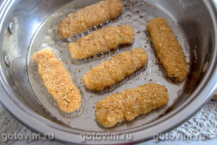 Фотографии рецепта Рыбные палочки, 06 Рыбные палочки, Шаг 06