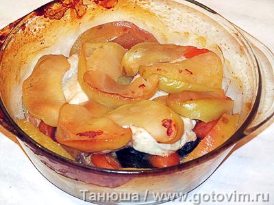 Фотографии рецепта Фруктовая курица (куриные грудки с сухофруктами и яблоками), 07 Фруктовая курица (куриные грудки с сухофруктами и яблоками), Шаг 07
