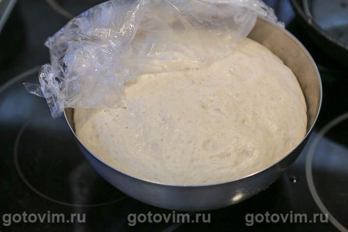 Фотографии рецепта Фокачча с чесноком и чили, 04 Фокачча с чесноком и чили, Шаг 04
