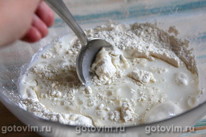 Фотографии рецепта Фокачча с виноградом и сыром, 03 Фокачча с виноградом и сыром, Шаг 03