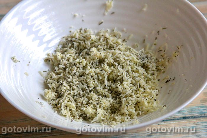 Фотографии рецепта Фокачча с виноградом и сыром, 08 Фокачча с виноградом и сыром, Шаг 08