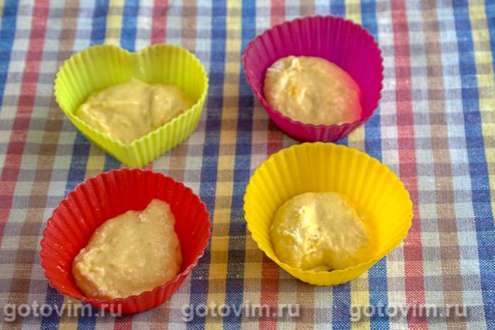 Фотографии рецепта Кексы с овощной начинкой, 04 Кексы с овощной начинкой, Шаг 04