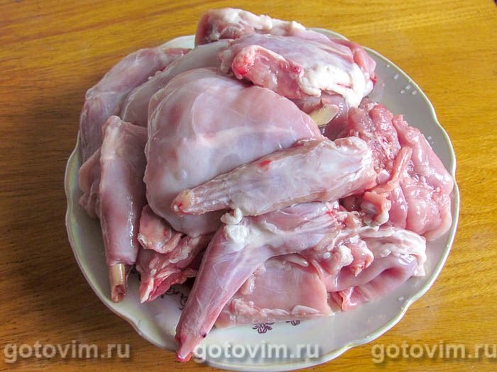 Фотографии рецепта Фрикасе из кролика, 01 Фрикасе из кролика, Шаг 01