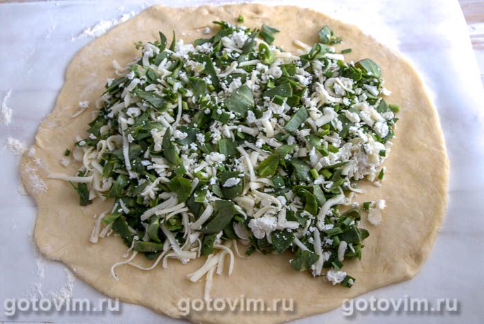Фотографии рецепта Галеты с сыром и портулаком, 05 Галеты с сыром и портулаком, Шаг 05