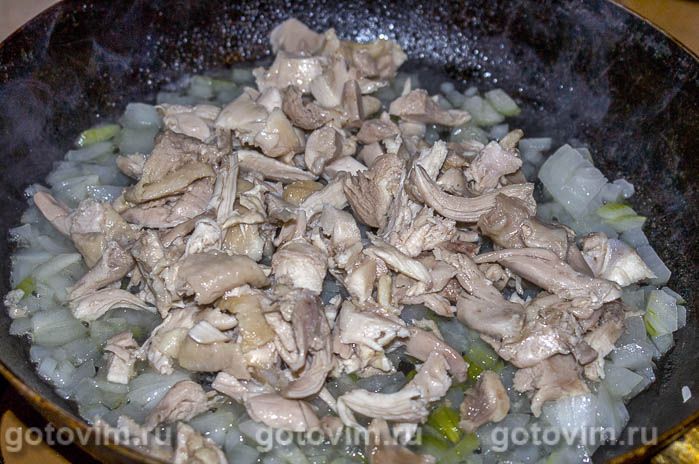 Фотографии рецепта Галушки с курицей, 06 Галушки с курицей, Шаг 06