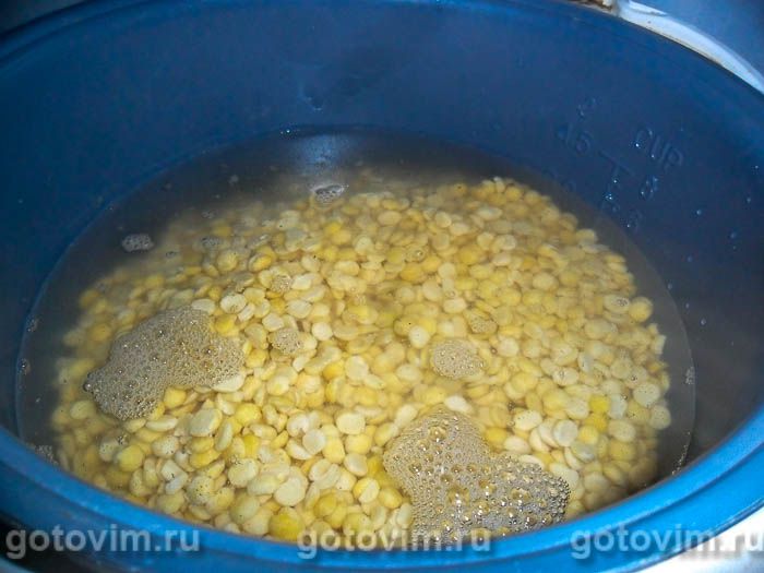 Фотографии рецепта Гороховая каша с тыквой в мультиварке, 01 Гороховая каша с тыквой в мультиварке, Шаг 01