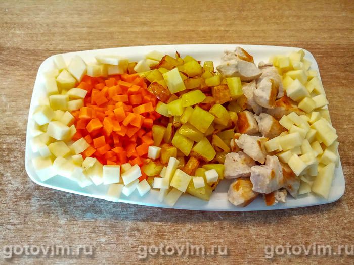 Фотографии рецепта Жаркое в горшочках с филе курицы и репой, 01 Жаркое в горшочках с филе курицы и репой, Шаг 01