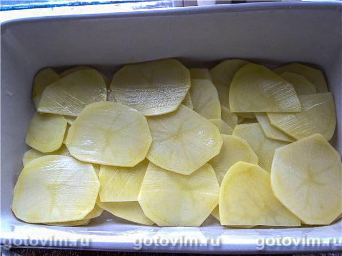 Фотографии рецепта Картофель-гратен с луком и копченостями, 01 Картофель-гратен с луком и копченостями, Шаг 01