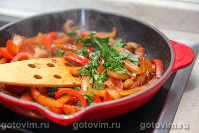 Фотографии рецепта Гребешки с овощами, 04 Гребешки с овощами, Шаг 04