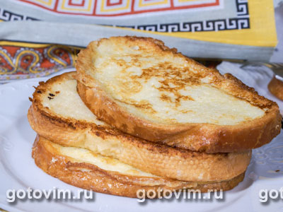 Гренки из белого хлеба. Фото-рецепт