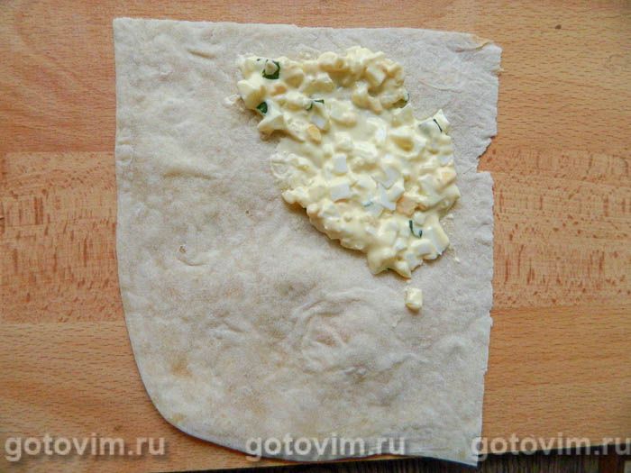 Фотографии рецепта Конвертики из лаваша, 04 Конвертики из лаваша, Шаг 04