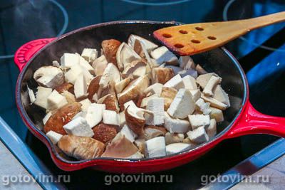 Фотографии рецепта Белые грибы в сметане, 01 Белые грибы в сметане, Шаг 01