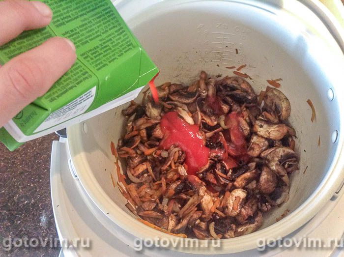 Фотографии рецепта Постные грибные щи в мультиварке, 03 Постные грибные щи в мультиварке, Шаг 03