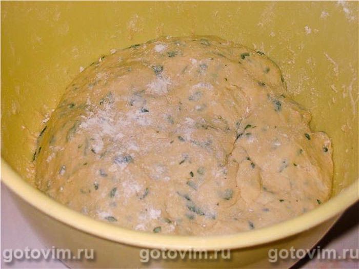Фотографии рецепта Хлебные палочки гриссини с базиликом (Grissini) , 02 Хлебные палочки гриссини с базиликом (Grissini) , Шаг 02