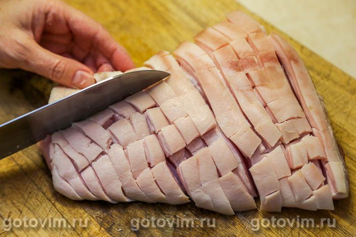 Фотографии рецепта Свиная грудинка, запеченная со специями, 01 Свиная грудинка, запеченная со специями, Шаг 01