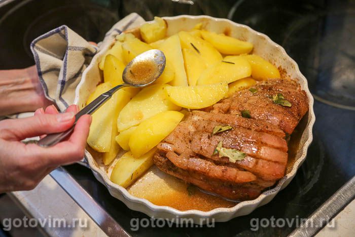 Фотографии рецепта Свиная грудинка, запеченная со специями, 07 Свиная грудинка, запеченная со специями, Шаг 07