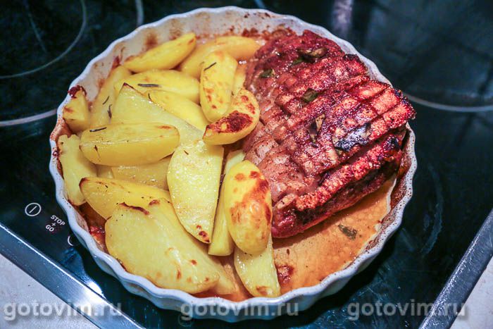 Фотографии рецепта Свиная грудинка, запеченная со специями, 08 Свиная грудинка, запеченная со специями, Шаг 08