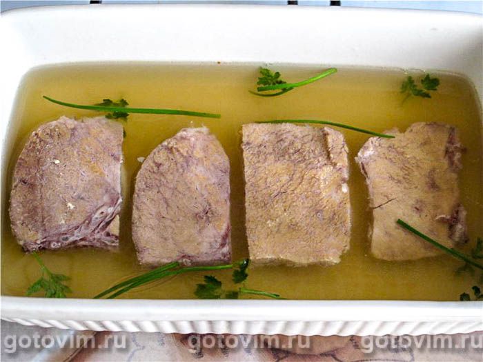 Фотографии рецепта Гуляш из говяжьего вымени и фасоли, 04 Гуляш из говяжьего вымени и фасоли, Шаг 04