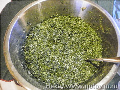 Фотографии рецепта Гурме сапзи - зелёное рагу по-ирански, Шаг 02