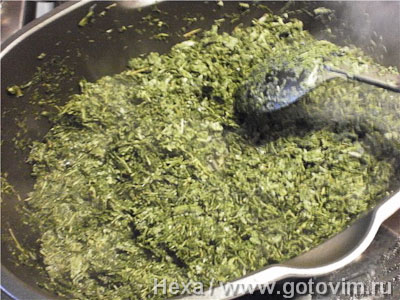 Фотографии рецепта Гурме сапзи - зелёное рагу по-ирански, Шаг 06