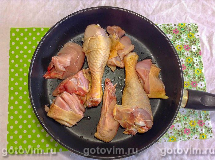 Фотографии рецепта Гусь в чесночной подливке со сметаной, 01 Гусь в чесночной подливке со сметаной, Шаг 01