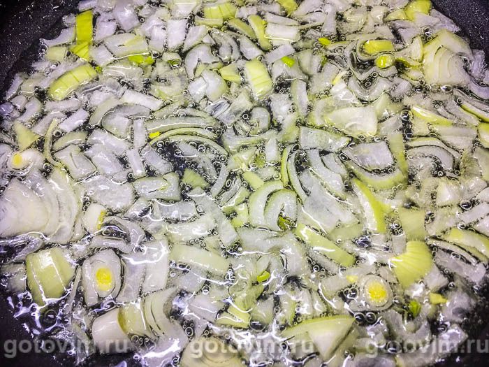 Фотографии рецепта Гусиная печень с яблоками и овощами, тушенная в белом вине, 02 Гусиная печень с яблоками и овощами, тушенная в белом вине, Шаг 02