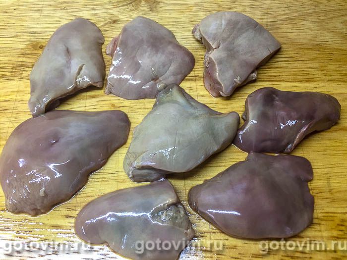 Фотографии рецепта Гусиная печень с яблоками и овощами, тушенная в белом вине, 05 Гусиная печень с яблоками и овощами, тушенная в белом вине, Шаг 05