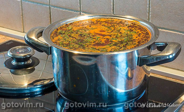 Фотографии рецепта Суп харчо из баранины, 08 Суп харчо из баранины, Шаг 08