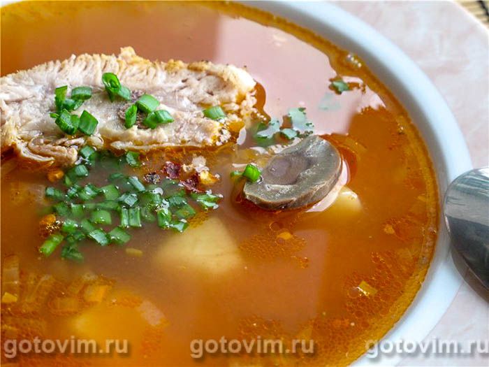 Фотографии рецепта Суп харчо с говяжьими почками, 05 Суп харчо с говяжьими почками, Шаг 05