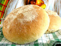 Хлеб на манной крупе (колобок) . Фотография рецепта
