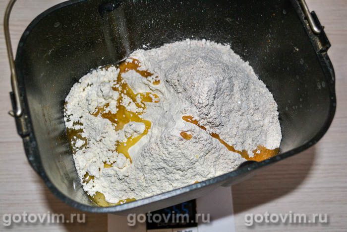Фотографии рецепта Бездрожжевой хлеб на пшеничной закваске, 03 Бездрожжевой хлеб на пшеничной закваске, Шаг 03