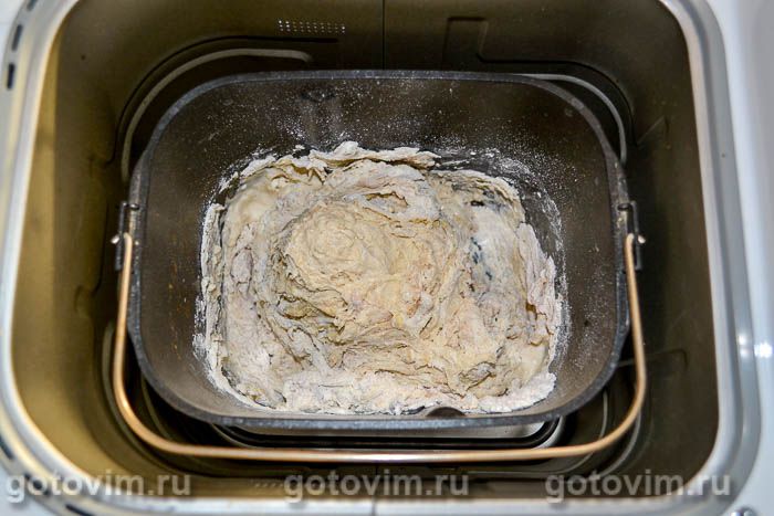 Фотографии рецепта Бездрожжевой хлеб на пшеничной закваске, 05 Бездрожжевой хлеб на пшеничной закваске, Шаг 05