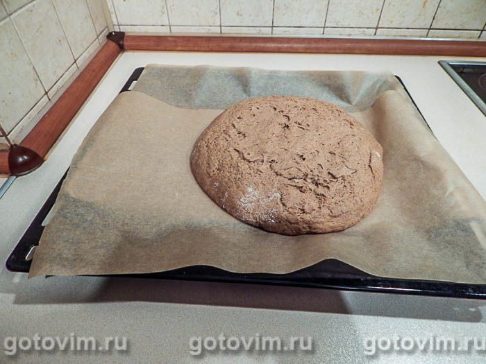 Фотографии рецепта Украинский ржаной хлеб на квасе, 05 Украинский ржаной хлеб на квасе, Шаг 05