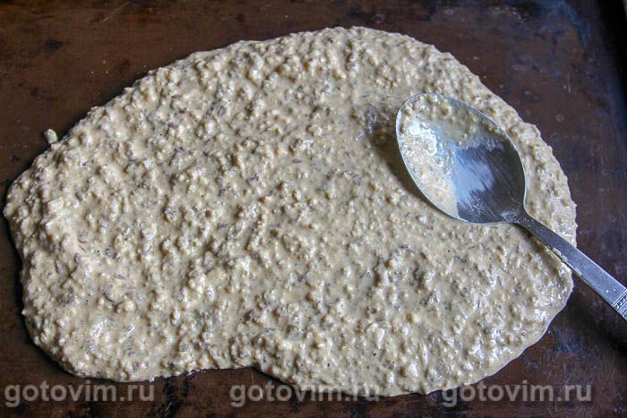 Фотографии рецепта Хлебцы с семечками и кунжутом (без глютена), 07 Хлебцы с семечками и кунжутом (без глютена), Шаг 07