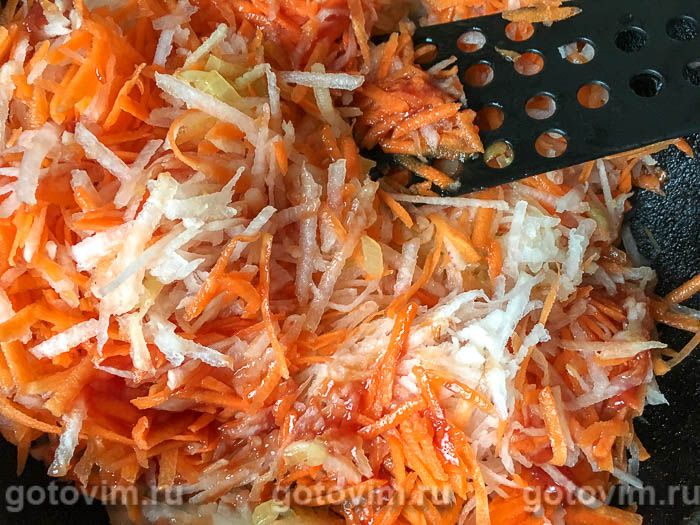 Фотографии рецепта Холодная закуска из моркови и редьки, 05 Холодная закуска из моркови и редьки, Шаг 05