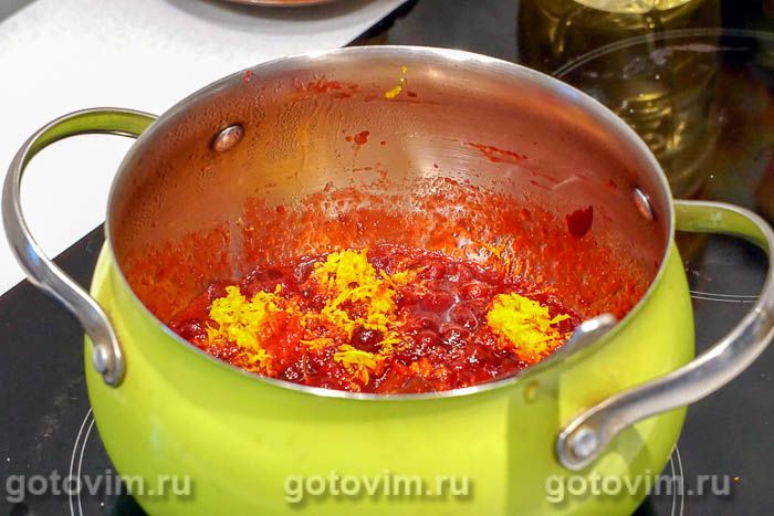 Фотографии рецепта Индейка с клюквенным соусом, 05 Индейка с клюквенным соусом, Шаг 05