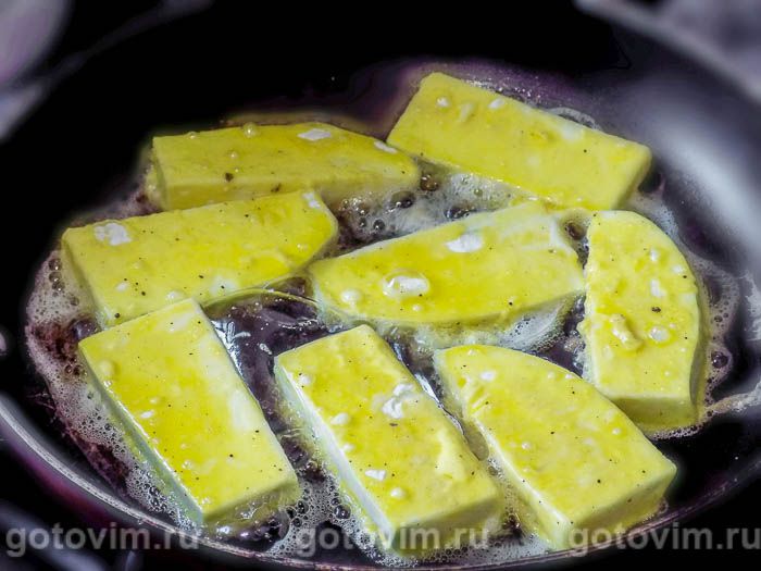 Фотографии рецепта Кабачки брусочками с чесночным соусом, 05 Кабачки брусочками с чесночным соусом, Шаг 05