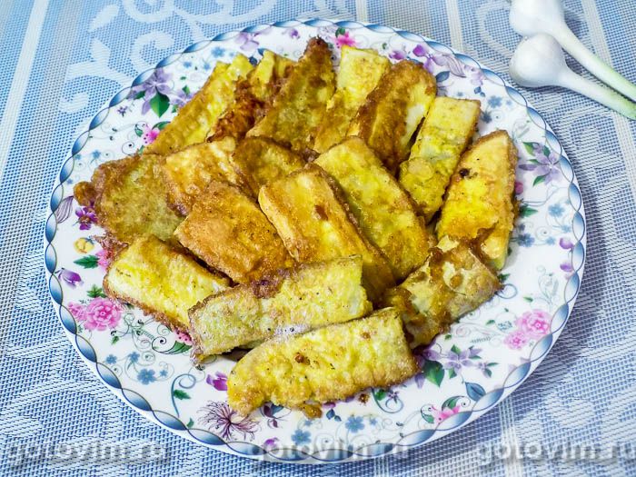 Фотографии рецепта Кабачки брусочками с чесночным соусом, 07 Кабачки брусочками с чесночным соусом, Шаг 07