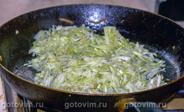 Фотографии рецепта Рисовая запеканка с кабачками, 03 Рисовая запеканка с кабачками, Шаг 03